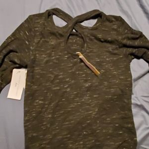 Soft sweater with eyelet